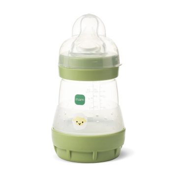 MAM Anti-Colic Műanyag Cumisüveg 160 ml - Zöld Bárány