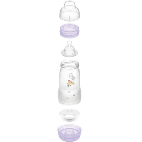 MAM Anti-Colic Műanyag Cumisüveg 160 ml - Bézs Nyuszi