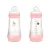 MAM Anti-Colic Műanyag Cumisüveg 260 ml - Rózsaszín Kacsa