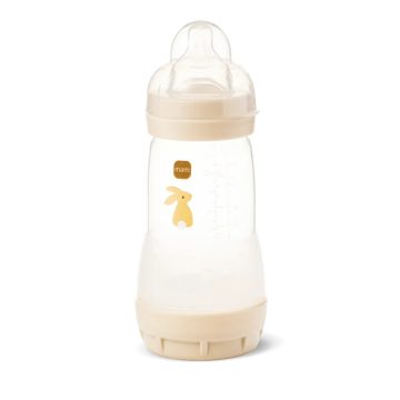 MAM Anti-Colic Műanyag Cumisüveg 260 ml - Lila Cica