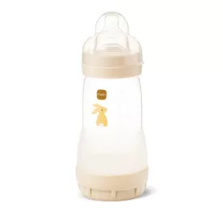 MAM Anti-Colic Műanyag Cumisüveg 260 ml - Bézs Nyuszi