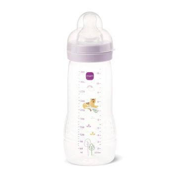   MAM Easy Active Műanyag cumisüveg 330ml  4 hó+ - Lila Cica