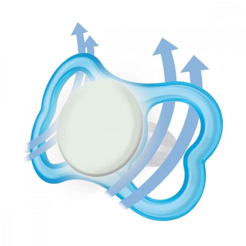 MAM Air szilikon cumi 16+ hónap - Türkiz Cápa