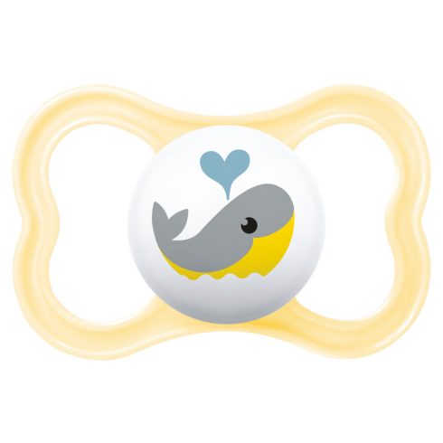 MAM Air szilikon cumi 16+ hónap - Sárga Bálna