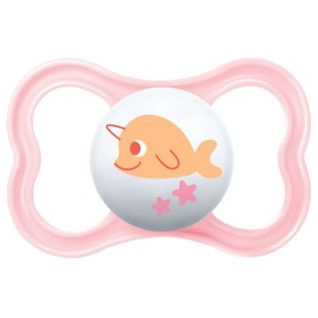 MAM Air szilikon cumi 16+ hónap - Rózsaszín Narvál