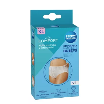 Canpol Babies Eldobható kismama bugyi 5 db - XL méret