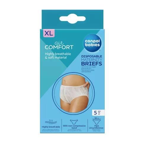 Canpol Babies Eldobható kismama bugyi 5 db - XL méret