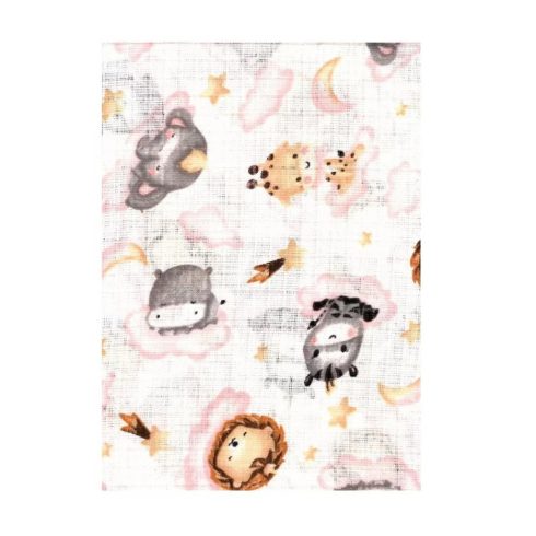 BS Textil pelenka 3db-os - Bébi állatok/Muffin/Nyuszi