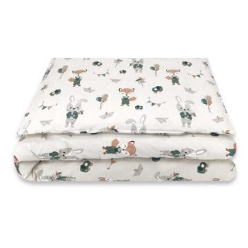   BS Ágynemű HUZAT 2 részes 100x135cm - Róka és Nyuszi bézs