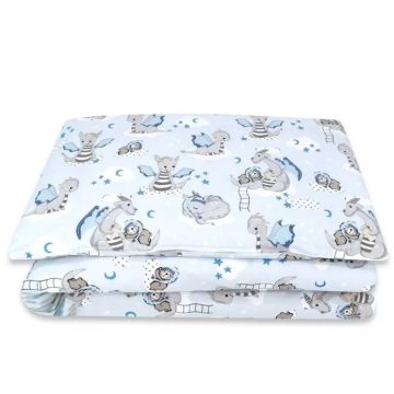 BS Ágynemű HUZAT 2 részes 100x135cm - Kék Sárkány