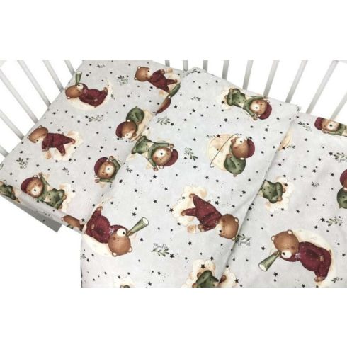 BS Ágynemű HUZAT 2 részes 100x135cm - Maci holdon