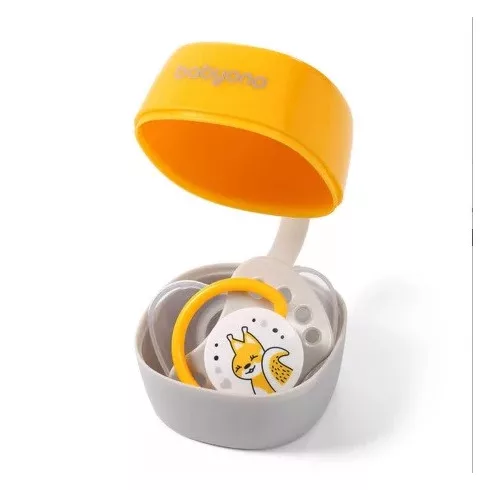 BabyOno Cumitartó Doboz - Sárga/Szürke