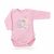 Babastar Hosszú Ujjú pamut body - Best Friends - Rózsaszín - 50 