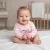 Babastar Hosszú Ujjú pamut body - Pingvinpár - Rózsaszín - 50
