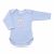 Babastar Hosszú Ujjú pamut body - Zsiráf It's a boy! - Kék - 80