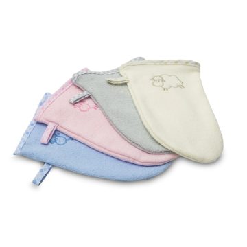 Sensillo Frottír Fürdetőkesztyű - Krém Bárányos