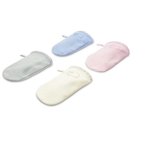 Sensillo Frottír Fürdetőkesztyű - Krém Bárányos