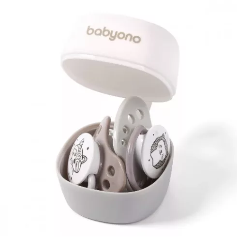 BabyOno Cumitartó Doboz - Fehér/Szürke