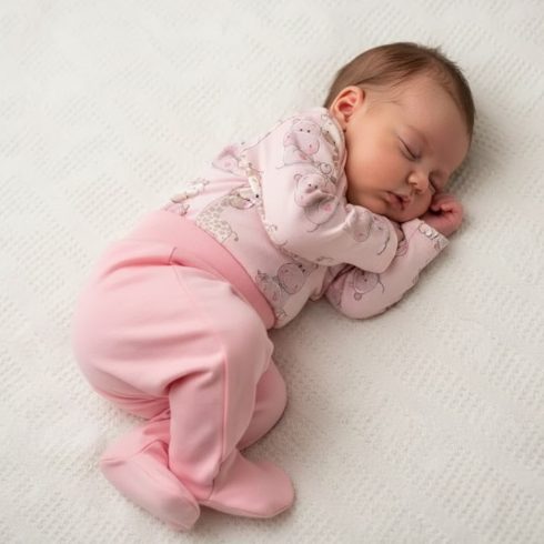 Babastar Pamut pocaknadrág mintával 56 - Rózsaszín Best Friends