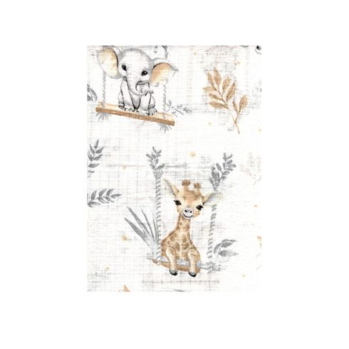 BS Textil pelenka 1db-os - Szafari Szürke