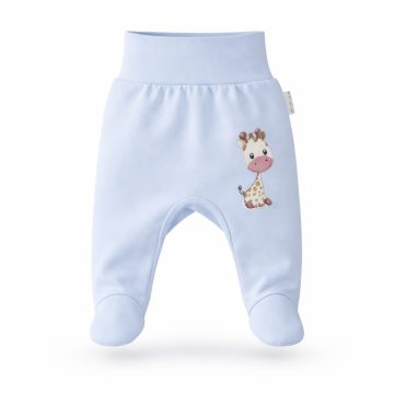 Babastar Pamut pocaknadrág mintával 56 - Kék Zsiráfos