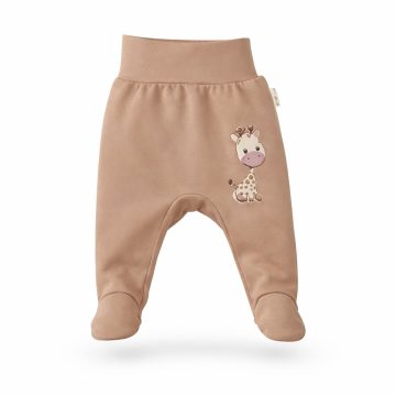 Babastar Pamut pocaknadrág mintával 68 - Bézs Zsiráf