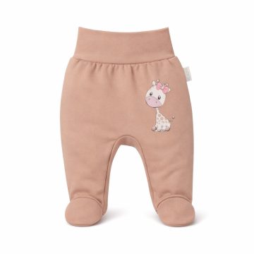   Babastar Pamut pocaknadrág mintával 56 - Bézs Zsiráf Lány