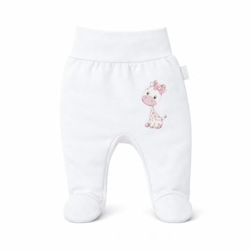   Babastar Pamut pocaknadrág mintával 62 - Fehér Zsiráf Lány