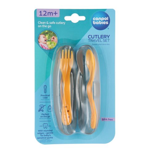 Canpol Babies Utazó Étkészlet - Sárga