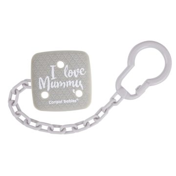 Canpol Babies "I Love Mummy" Cumilánc - Szürke