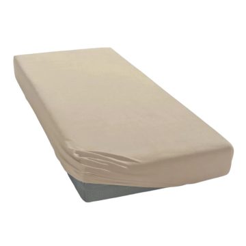 BS Pamut Gumis Lepedő 60/70x120 cm  - Bézs