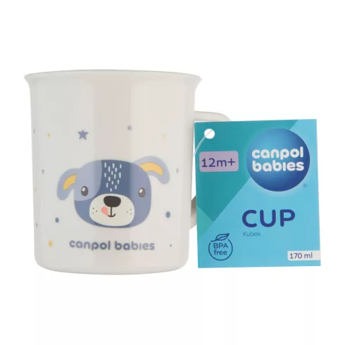 Canpol Babies Műanyag Füles Pohár 170 ml - Kutya