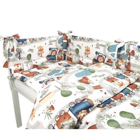 BS Ágyneműgarnitúra 3 részes - Állatok a vonaton