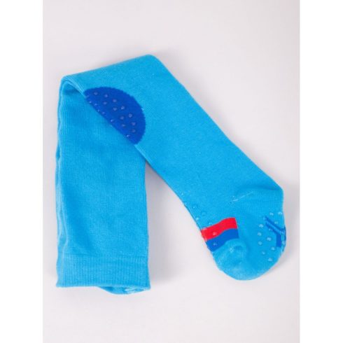 Yo Club! Pamut Harisnyanadrág csúszásgátlós - Kék Rendőrautós 68/74