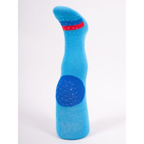 Yo Club! Pamut Harisnyanadrág csúszásgátlós - Kék Rendőrautós 68/74