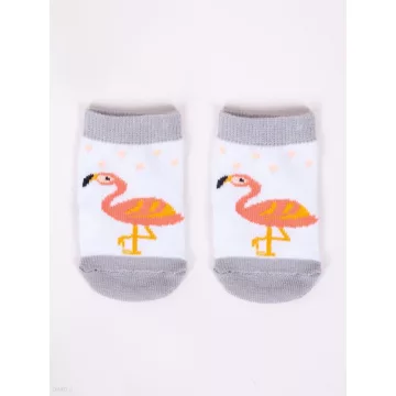 Yo Bébi Zokni Mintás zokni 3-6 - Flamingos 1 db-os