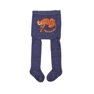 Yo Club! Pamut Harisnyanadrág - Kék Leopárd 68-74