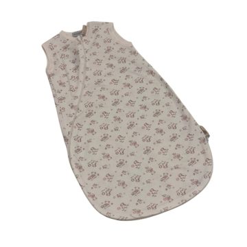   Wikids Ujjatlan Vékony pamut hálózsák - Fehér/Rózsaszín Állatos 62/68