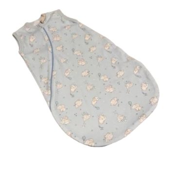   Wikids Ujjatlan Vékony pamut hálózsák - Világos Kék Elefántos 68/74