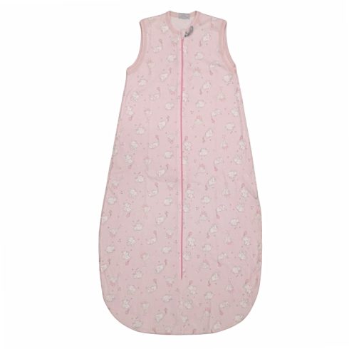 Wikids Ujjatlan Vékony pamut hálózsák - Rózsaszín elefánt 98/104