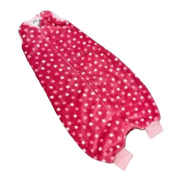   Wikids wellsoft bélelt tipegő hálózsák - Pink/Rózsaszín Csillagos 86/92