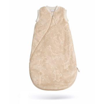   Wikids wellsoft két rétegű hálózsák - Anyagában állatmintás - Bézs 62/68