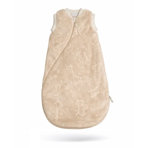 Wikids wellsoft két rétegű hálózsák - Anyagában állatmintás - Bézs 62/68