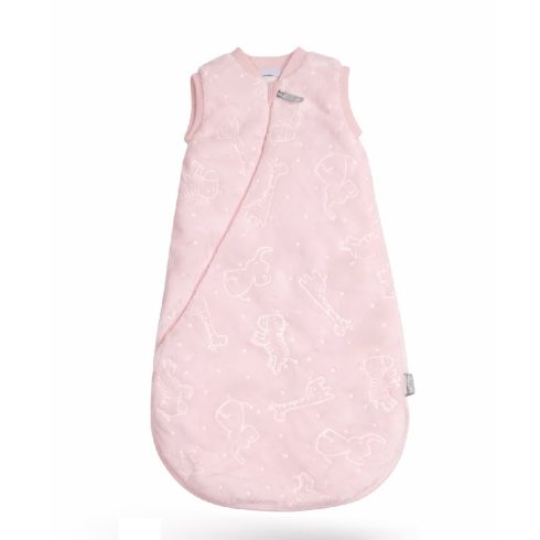 Wikids wellsoft két rétegű hálózsák - Anyagában állatmintás - Rózsaszín 68/74