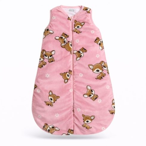 Wikids wellsoft két rétegű hálózsák - Rózsaszín Őzikés 98/104