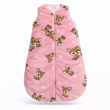   Wikids wellsoft két rétegű hálózsák - Rózsaszín Őzikés 134/140