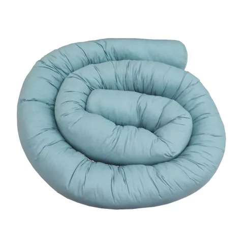 Wikids Ágyrácsvédő hengerpárna 300cm - Türkiz