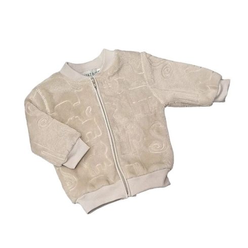 Wikids Wellsoft Cipzáros kocsikabát 56 - bézs