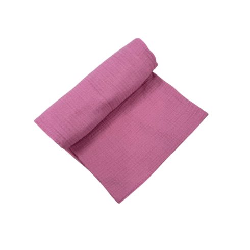 Wikids Nyári Dupla Géz Babatakaró 70x90 cm  - Málna