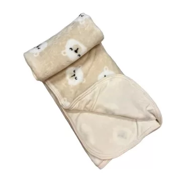 Wikids Bélelt wellsoft takaró 70x90 - Krém Macis